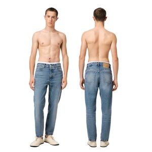 Ami Alexandre Mattiussi Tapered Fit Button Fly Men’s Jeans Size 28